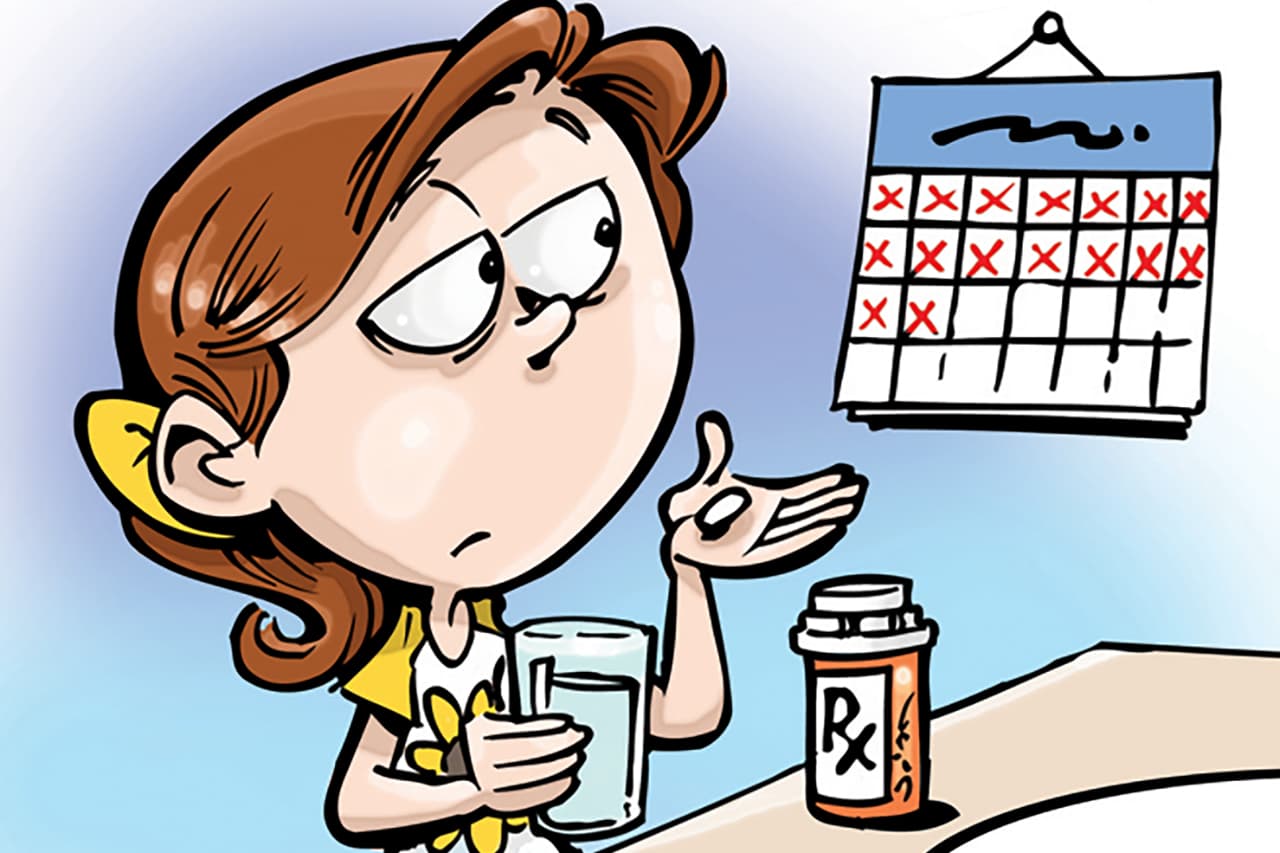 Illustration: a prescription — months on antibiotics with little effect